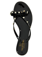 Valentino Garavani Black PVC Slides