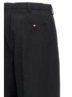 Marni Black Polyester Dress Pants