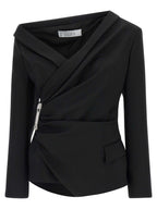 Giuseppe Di Morabito Black Virgin Wool Blazer