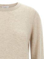 Brunello Cucinelli Beige Cashmere Cardigan