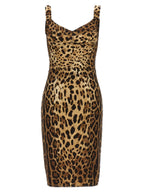 Dolce & Gabbana Multicolor Silk Cocktail Dress