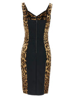 Dolce & Gabbana Multicolor Silk Cocktail Dress
