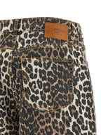 Brown Organic Cotton Cropped Jeans