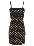 Black Polyamide Short Dress