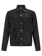 GIORGIO BRATO Black Lamb Leather Leather Jacket