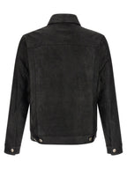 GIORGIO BRATO Black Lamb Leather Leather Jacket