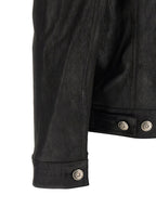 GIORGIO BRATO Black Lamb Leather Leather Jacket