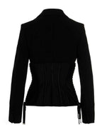Dolce & Gabbana Black Virgin Wool Blazer