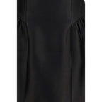 Black Polyester Casual Dress