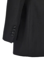 Dolce & Gabbana Black Virgin Wool Blazer
