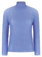 Issey Miyake Blue Polyester Blouse