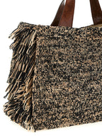 Ibeliv Bicolor Raffia Handbag