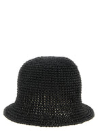 Maison Michel Black Papier Bucket Hat
