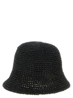Maison Michel Black Papier Bucket Hat