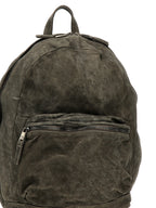 GIORGIO BRATO Gray Lamb Leather Backpack