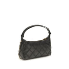 Tory Burch Black Lamb Ovis Aries Aries Clutch Bag