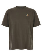 Maison Kitsuné Gray Organic Cotton T-Shirt