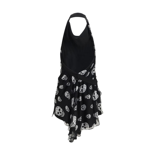 Alexander McQueen Black Silk Sleeveles T-Shirt