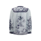 FARM RIO White Ramie Blouse