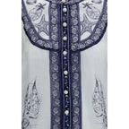 FARM RIO White Ramie Blouse