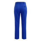 Blue Wool Women Pant