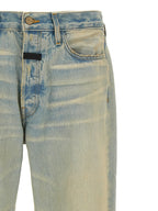 Fear Of God Blue Cotton Straight-Leg Jeans