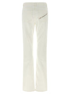 Elisabetta Franchi White Cotton Jeans Denim