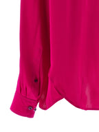 Dries Van Noten Fuchsia Silk Blouse