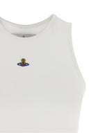 Vivienne Westwood White Cotton Sleeveles T-Shirt