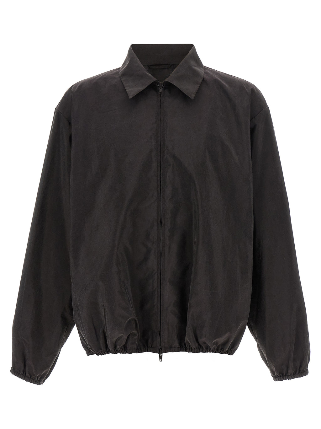 SSSTEIN Brown Silk Shell Jacket