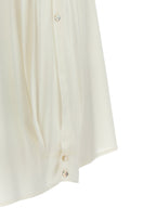 DI.LA3 PARI' White Silk Blouse