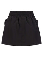 Diesel Black Polyamide Long Skirt