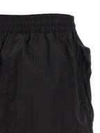 Diesel Black Polyamide Long Skirt
