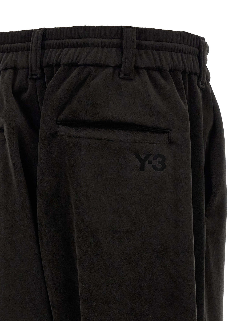 Y-3 Black Recycled Polyester Joggers (Workout Pants)