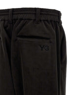 Y-3 Black Recycled Polyester Joggers (Workout Pants)