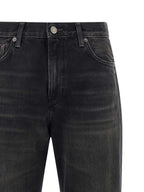 Haikure Black Cotton Flared Jeans