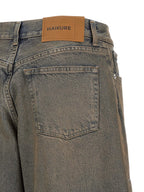 Haikure Blue Cotton Relaxed Fit Jeans