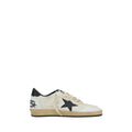 Golden Goose White Calf Leather Bos Taurus Athletic Sneakers