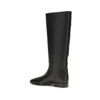 Herbert Levine Black Calf Leather Bos Taurus Ankle Boots