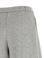 Gray Viscose Cargo Pants