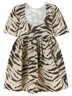 Multicolor Organic Cotton Short Dress