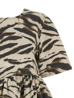 Multicolor Organic Cotton Short Dress
