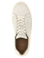 Chloé White Leather Low Top Sneakers