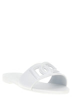 Dolce & Gabbana White Plastic Slides