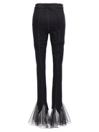 Nensi Dojaka Black Cotton Slim Fit Jeans