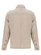 Brunello Cucinelli Beige Cotton Full-Length Jacket