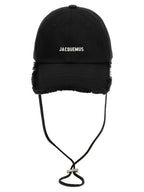 Jacquemus Black Cotton Cap (Baseball Hat)