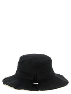 Jacquemus Black Cotton Bucket Hat
