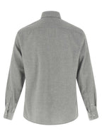 Brunello Cucinelli Gray Cotton Blouse