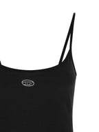 Diesel Black Cotton Short Dress